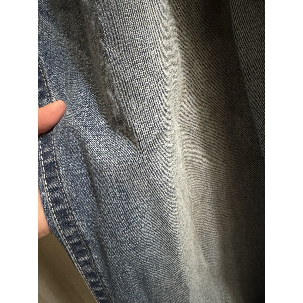 Ariat Mens M2 Relaxed Boot Cut Denim Jeans Distressed Size 35 X 32 Mid Rise - Picture 10 of 11
